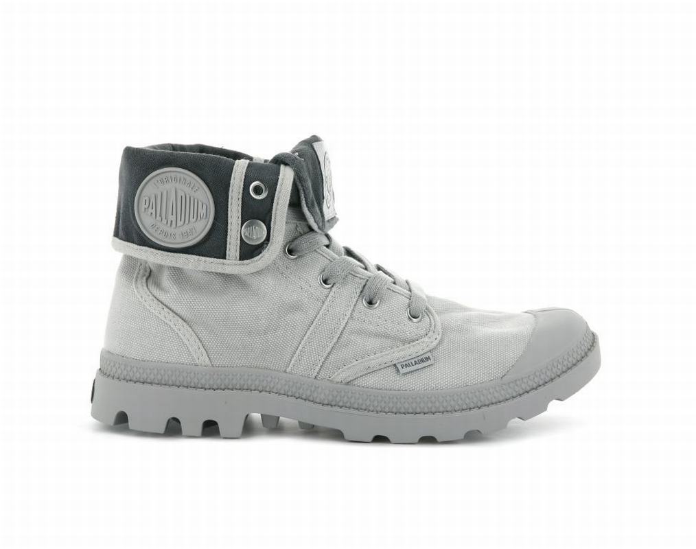 Palladium Pallabrousse Baggy Mens Boots Grey Australia [ZTIOHA-652]